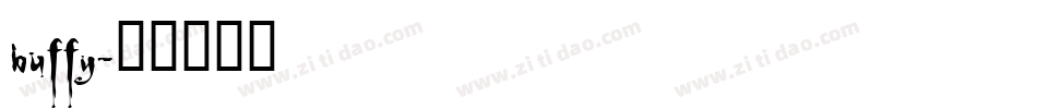 buffy字体转换