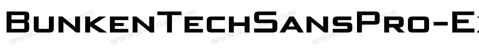 BunkenTechSansPro-Ex字体转换