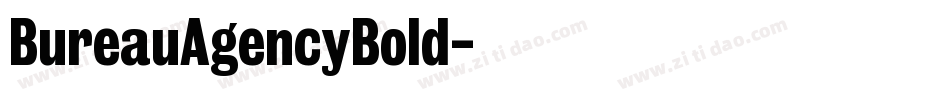 BureauAgencyBold字体转换 BureauAgencyBold字体转换