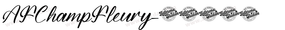 AFChampFleury字体转换