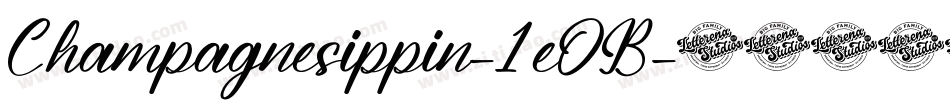 Champagnesippin-1eOB字体转换