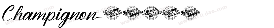 Champignon字体转换