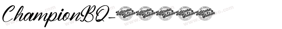 ChampionBQ字体转换