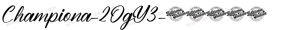 Championa-2OgY3字体转换
