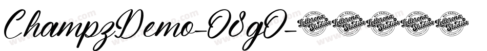 ChampzDemo-O8gO字体转换