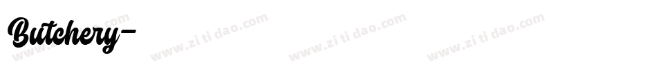 Butchery字体转换