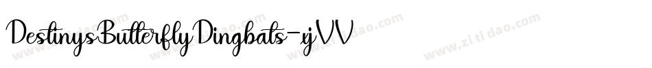 DestinysButterflyDingbats-xjVV字体转换