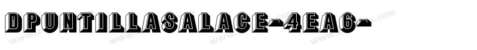 DPuntillasALace-4Ea6字体转换