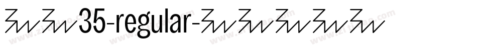 字魂35-regular字体转换