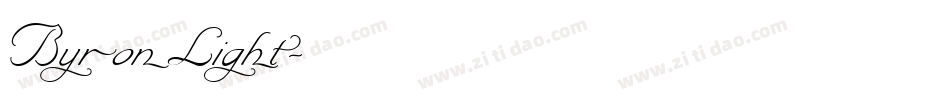 ByronLight字体转换