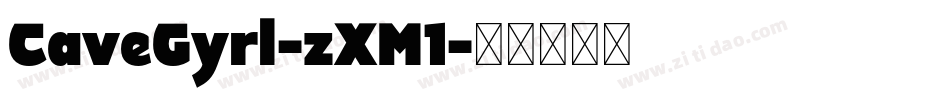 CaveGyrl-zXM1字体转换