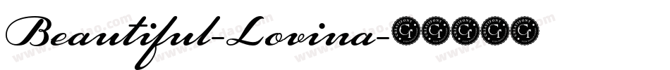 Beautiful-Lovina字体转换