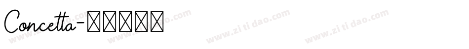 Concetta字体转换