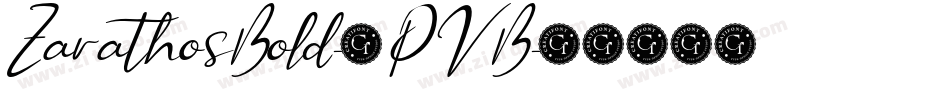 ZarathosBold-9PVB字体转换