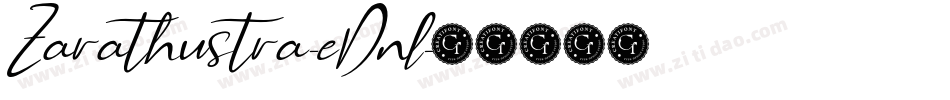 Zarathustra-eDnl字体转换