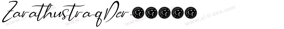 Zarathustra-qDer字体转换