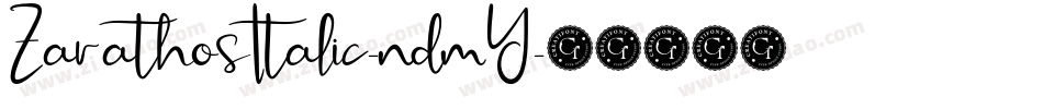 ZarathosItalic-ndmY字体转换
