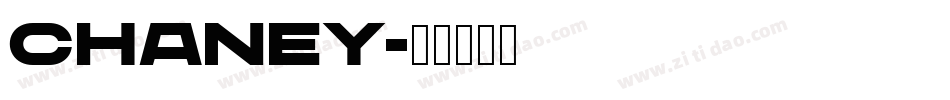 Chaney字体转换