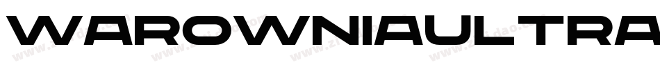 WarowniaUltraExtendedOblique-YLM4字体转换