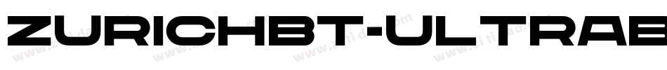ZurichBT-UltraBlackExtended字体转换