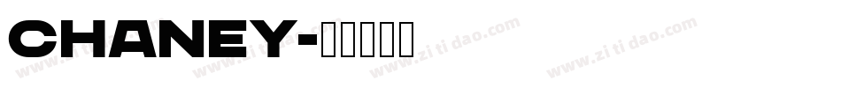 Chaney字体转换