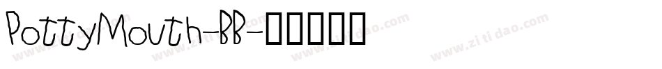 PottyMouth-BB字体转换