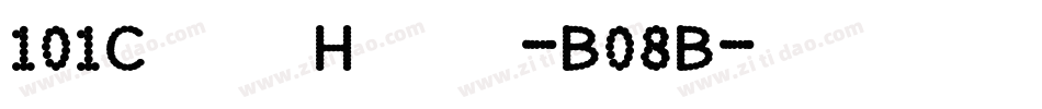 101CloudyHeartz-B08B字体转换