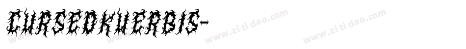 CursedKuerbis字体转换