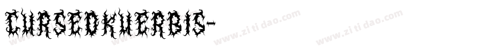 CursedKuerbis字体转换