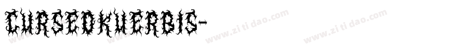 CursedKuerbis字体转换