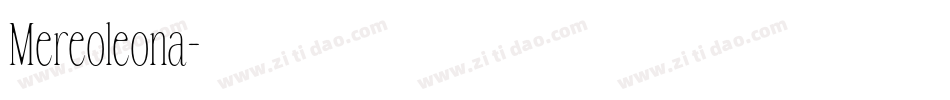 Mereoleona字体转换