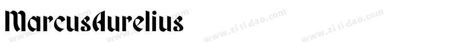 MarcusAurelius字体转换