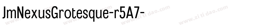 JmNexusGrotesque-r5A7字体转换