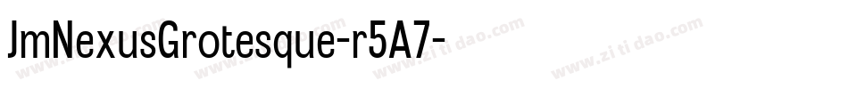 JmNexusGrotesque-r5A7字体转换