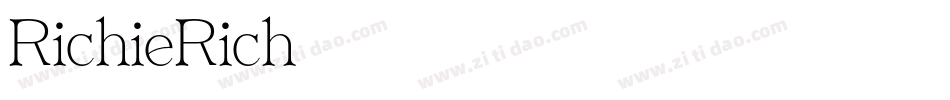RichieRich字体转换