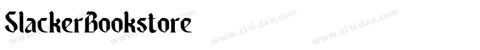 SlackerBookstore字体转换