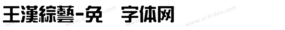 王漢綜藝字体转换