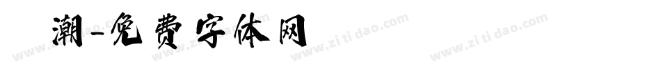 沄潮字体转换