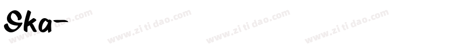 Ska字体转换