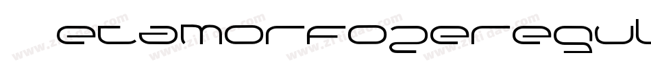 Metamorfozereguler字体转换