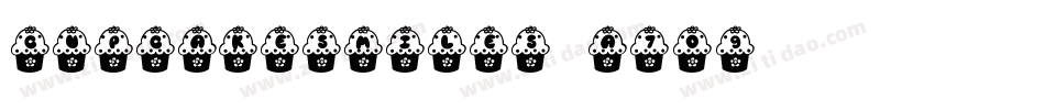 CupcakeSmiles-a709字体转换