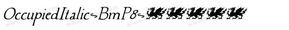 OccupiedItalic-BmP8字体转换