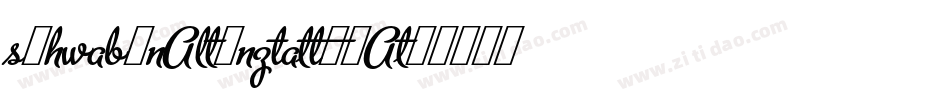 SchwabenAltUnz1a-8RXA字体转换