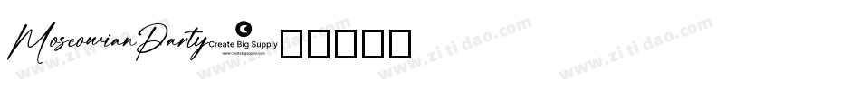 MoscowianParty字体转换
