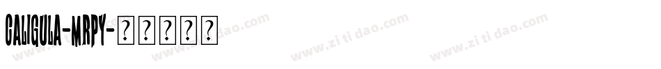 Caligula-MrpY字体转换