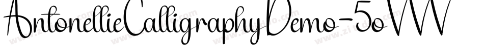 AntonellieCalligraphyDemo-5oWV字体转换