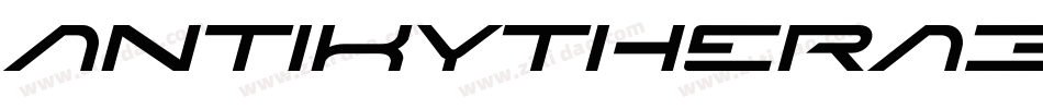 Antikythera3DItalic-Bvz5字体转换