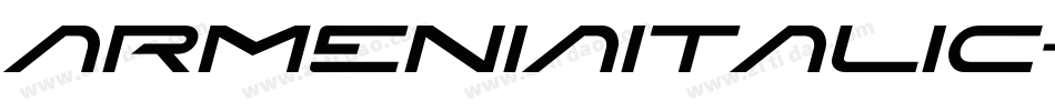 ArmeniaItalic-KeaW字体转换