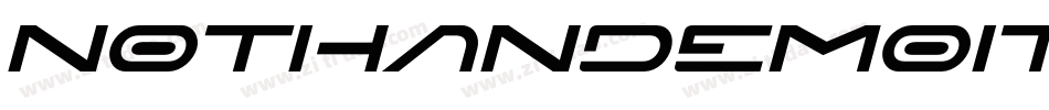 NOTHANDEMOItalic字体转换