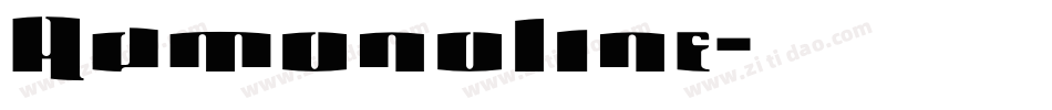 Aamonoline字体转换